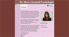 Desktop Screenshot of drpshaw.com